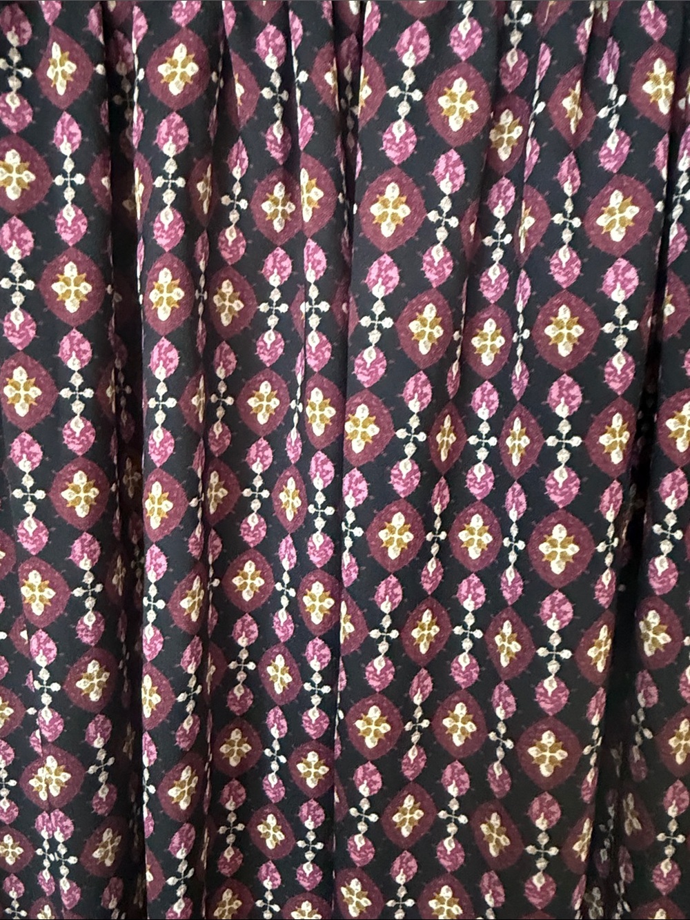 Max Studio Plum Floral V-Neck Maxi Dress - Picture 4 of 6